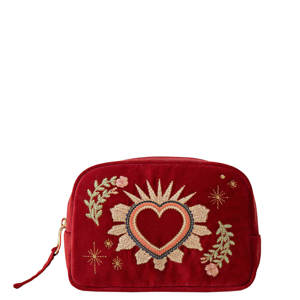 Elizabeth Scarlett Enchanted Heart Makeup Bag